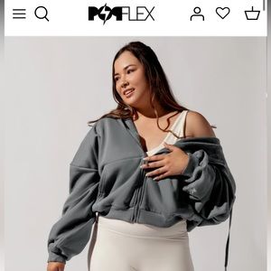 POPFLEX Cloud Hoodie - Sz S/M - Color: Smoke